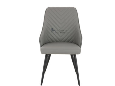 SILLA COMEDOR ATHENAS BIPIEL GRIS OSCURO