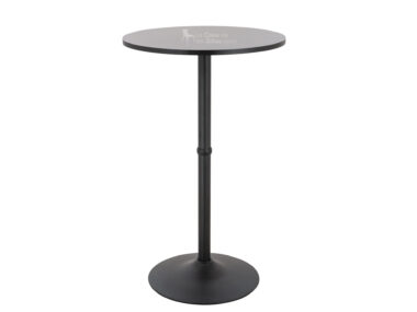 MESA DE BARRA FIJA BASE NEGRA ALTURA 100CM