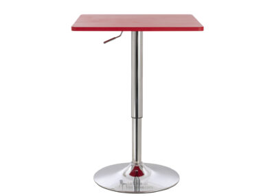 MESA MULTIFUNCIONAL CUADRADA ROJO