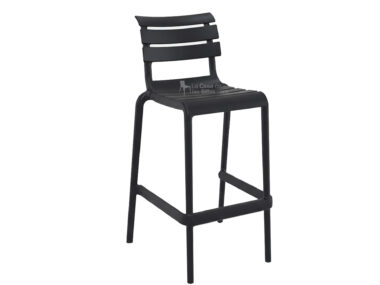 TABURETE HELEN DE 65CM NEGRO