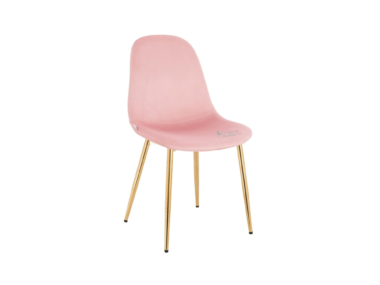 SILLA ANNE GOLD ROSADA
