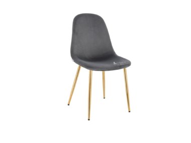 SILLA ANNE GOLD GRIS
