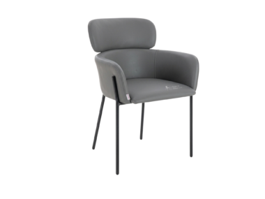 SILLON CARAMELO GRIS