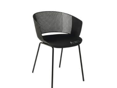 SILLA CAFE GLORIA COLOR NEGRO