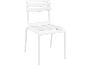 SILLA CAFE HELEN SIN POSA BRAZOS COLOR BLANCO