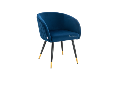 SILLA JADE VELVET AZUL
