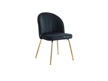 SILLA CAFE LAURA GOLD NEGRO