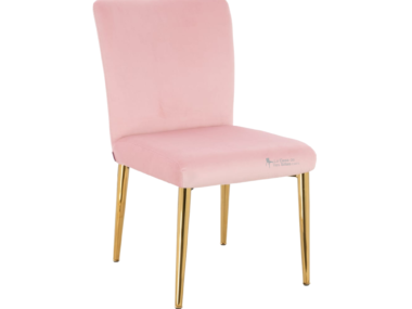 SILLA CAFE LINA GOLD COLOR ROSADA