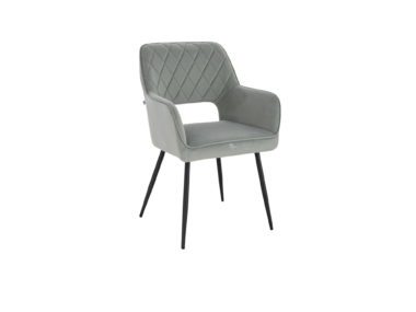 SILLON PAULA VELVET GRIS