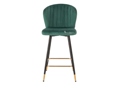 TABURETE ELEGANCE VELVET BASE GOLD