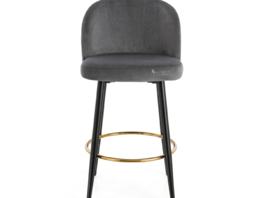 TABURETE CENTURY VELVET GRIS